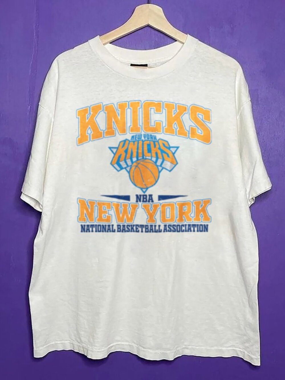 Vintage 90s New York Knicks Basketball Crewneck Shirt, New York Knicks NBA Shirt